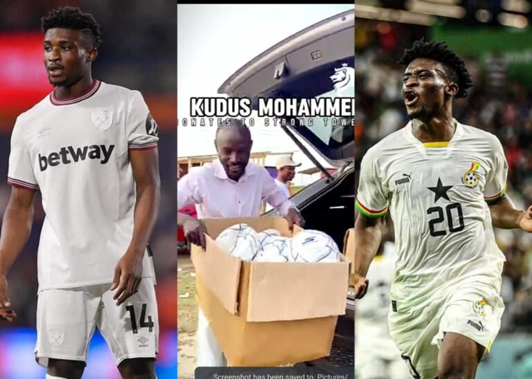 Mohammed Kudus Gives Back to Roots, Supports Boyhood Club in Nima