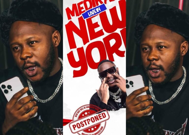 Medikal’s New York Concert Postponed: Rapper Reveals Shocking Reason