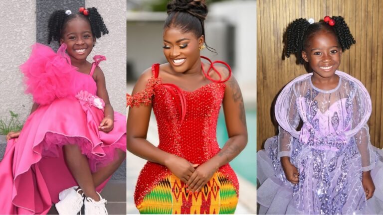 Fella Makafui Celebrates Island Frimpong’s 4th Birthday with Heartfelt Message : ‘My Sunshine on Cloudy Days