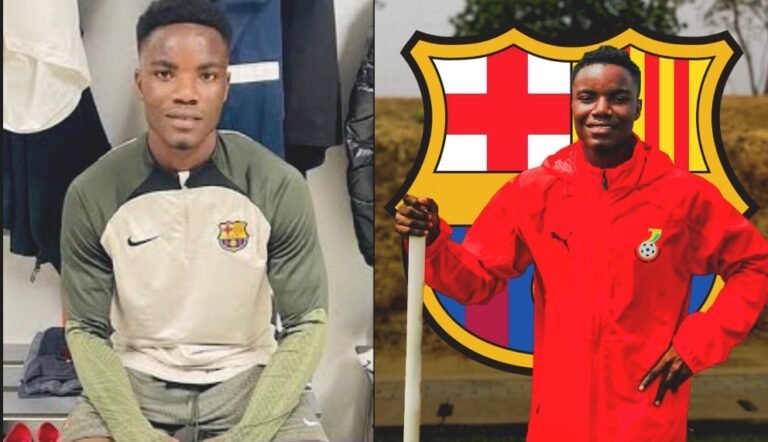 Barcelona Signs 18-year-old Ghanaian Wonder-kid David Oduro Straight From Ghana Premier League