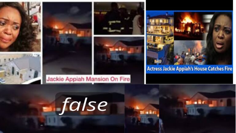 Jacky Appiah Confirms: No House Fire, Just a Minor Incident