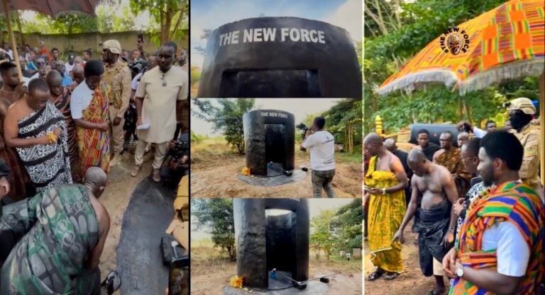 He Is Worse Than NPP & NDC – Ghanaians React As Cheddar Commissions Ultramodern Borehole At Nsuta