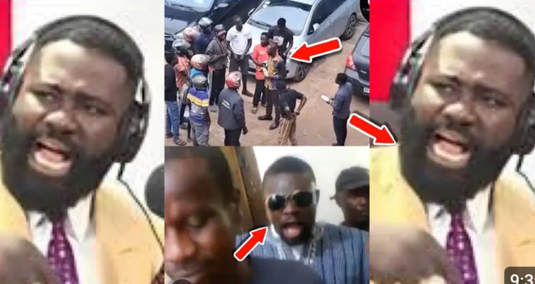 Okatakyie Afrifa Runs Away As Accra Youths Storm Angel FM To Attαck Him