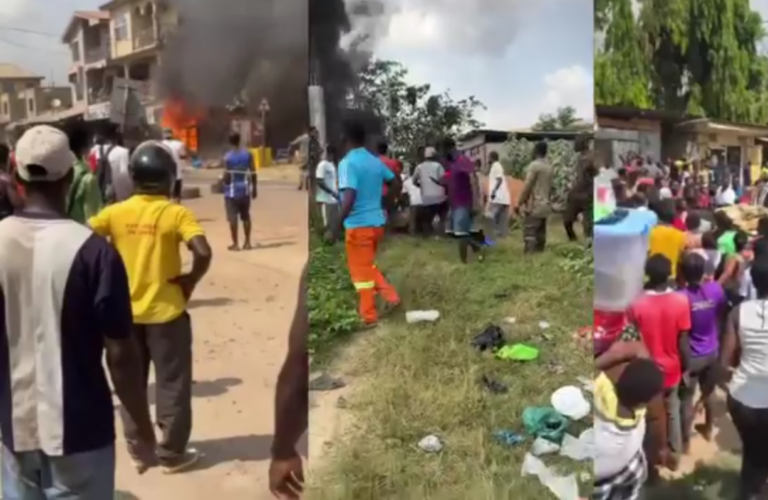 Serious Gαs Explos!on In Obuasi; Many Fɛαred Dɛαd,About 20 Cars Bʊrnt-Raw Video Drops