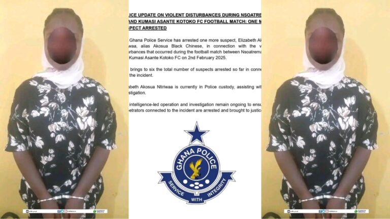 Adwoa China, The Female Suspect Involved In Pooley’s K¡lling has been arrested